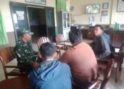Pererat Sinergitas, Babinsa Komsos Dengan Perangkat Desa