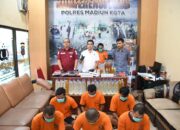 Polres Madiun Kota Berhasil Amankan Belasan Tersangka Kasus Pengeroyokan dan Penganiayaan