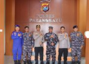 Kapolres Pasangkayu Terima Kunjungan Silaturahmi Danlanal Mamuju