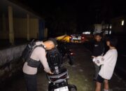 Sat Samapta Polres Majene Gelar Patroli Malam, Sasar Pelabuhan dan Wisata Pantai Barane