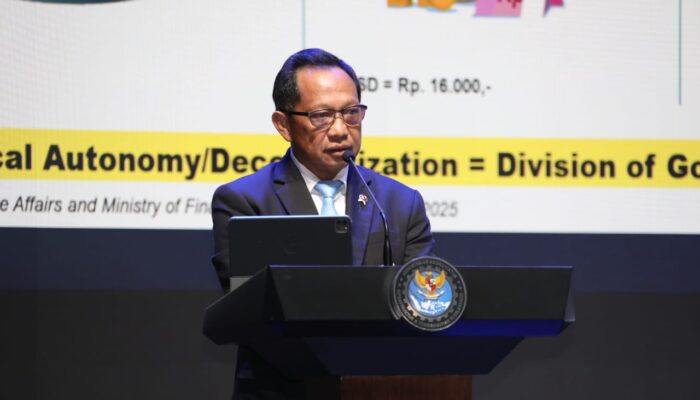 Mendagri: Pemda Pegang Peran Strategis dalam Pembangunan Infrastruktur Nasional