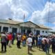 Masyarakat adat Dayak Kabudaya aksi damai tuntut PT AHL yang musnahkan tanaman ubi