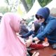 Ratusan Warga Manfaatkan Layanan Kesehatan Gratis Polda Jatim di CFD Har