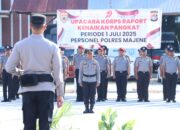 Sebanyak 33 Personel Polres Majene Naik Pangkat, Jadi Kado Istimewa di Hari Bhayangkara ke-79