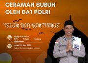 Bhabinkamtibmas Polsek Somba Opu Sampaikan Ceramah di Masjid Al Falah Antang Makassar.