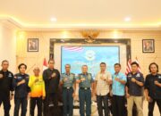 Komandan Lantamal VI Menerima Audiensi Ketua Bidang Pembinaan Prestasi POSSI Sulawesi Selatan.