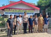 Kapolres Gowa Resmikan Pos Satkamling “Alimalaka” di Dusun Bontocinde.