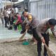 Jelang Hari Bhayangkara ke-79, Personel Polsek Somba Opu Laksanakan Bakti Sosial Bersih-Bersih Masjid