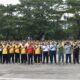 Danlantamal VI Makassar Hadiri Olahraga Bersama Hari Bayangkara ke-79 Tahun 2025     TNI AL, Lantamal VI, 20 Juni 2025.