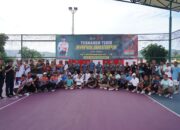 Semarak Bhayangkara ke-79: Kapolda Sulbar Resmi Buka Turnamen Tenis Lapangan Kapolda Cup