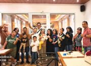 Pimpinan Umum Mediandonews Rayakan Ultah 2 Anaknya di Dopamine Cafe & Resto