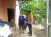 HP Kepala Dusun Raib, Bhabinkamtibmas Polsek Bambalamotu Sigap Sambangi TKP di Mesanga