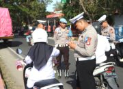Polres Majene Jaring Belasan Pelanggar dalam Operasi Patuh Marano 2025 di Perbatasan Majene–Polman