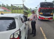 10 Pelanggar Terjaring Operasi Patuh Marano 2025 di Martajaya, Sat Lantas Polres Pasangkayu Tegas namun Humanis