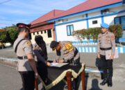 Kapolres Pimpin Upacara Sertijab Kasat Resnarkoba Dan Penyerahan Jabatan Kasat Intelkam Polres Pasangkayu