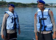 Sat Polair Polresta Mamuju Gelar Pengamanan Wisata Pantai dan Klinik Apung di Tapandulu