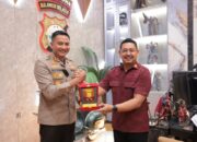 Kapolres Gowa Sambut Kunjungan Silaturahmi Kepala Rutan Kelas IIB Malino