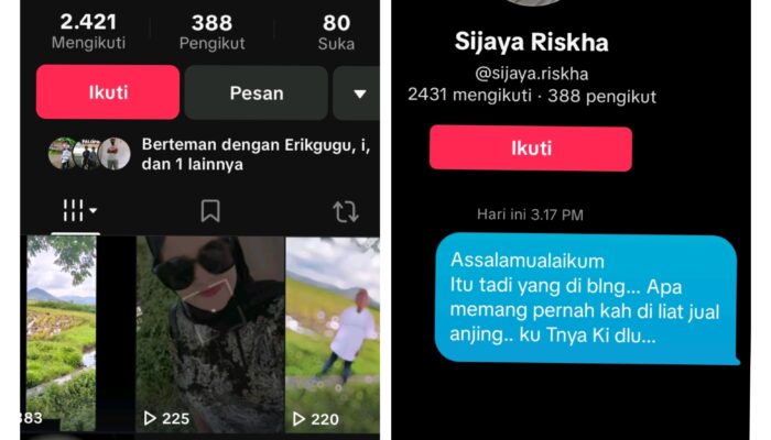 Viral! Diduga Seorang Pria Hina Dengan Perkataan Tidak Wajar Dalam Siaran Langsung  Sosial Media TikTok, Tuntut Penegakan Hukum