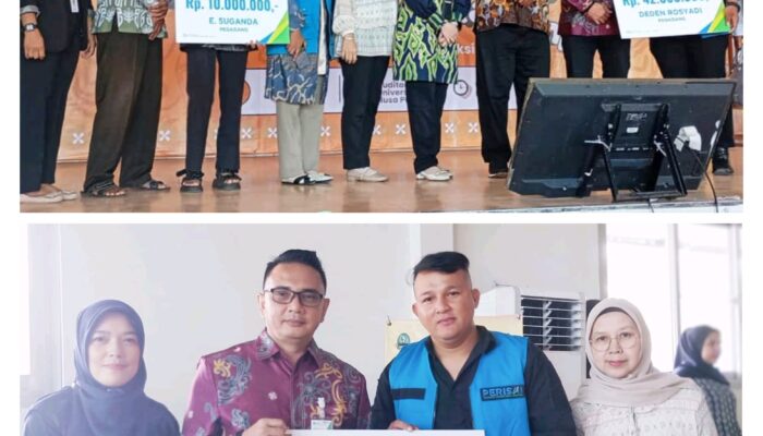 BPJS Ketenagakerjaan Sukabumi Serahkan Santunan Jaminan Kematian di Tengah Kick Off UMKM Naik Kelas