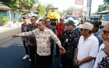 Bupati Pati Sudewo Tinjau Proyek Pembangunan Jalan WR Supratman Juwana