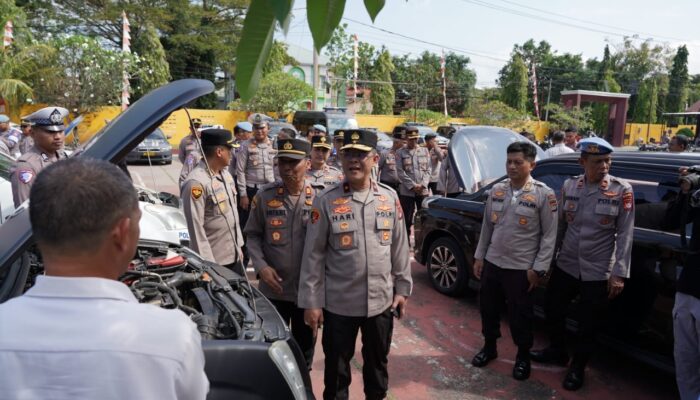 Wakapolda Sulbar Pastikan Kendaraan Dinas di Polman Siap Optimalkan Pelayanan Publik