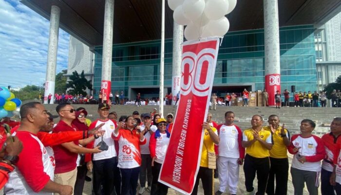 Jayapura Semarak: Ribuan Warga Hadiri Pencanangan HUT ke-80 RI