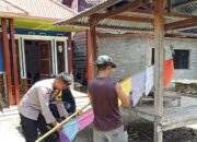 Kobarkan Semangat Merah Putih! Bhabinkamtibmas Polsek Bambalamotu Tegaskan Nasionalisme Jelang HUT ke-80 RI
