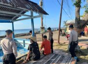 Patroli Dialogis, Sat Samapta Polres Majene Sambangi Warga Pangali-Ali Sembari Berikan Imbauan Kamtibmas