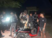 Antisipasi Gangguan Kamtibmas, Satuan Samapta Polres Majene Gelar Patroli di Lokasi Wisata dan Pemukiman Warga