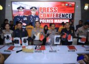Polres Madiun Berhasil Bongkar Jaringan Narkoba, 4 Tersangka dan 1,1 Kg Sabu Disit