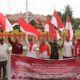 Kabag Ops Polres Pasangkayu Hadiri Pencanangan Gerakan Pembagian 10 Juta Bendera Merah Putih