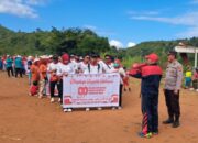 Kanit Binmas Polsek Malunda Hadiri Defile HUT RI ke-80 di Kecamatan Ulumanda