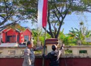 Polsek Banggae Ajak Warga Meriahkan HUT RI ke-80 dengan Pengibaran Bendera Merah Putih & Umbul-umbul