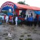 KA SPKT Polres Majene Pimpin Upacara Penurunan Bendera di Lapangan Samaturu Pellattoang