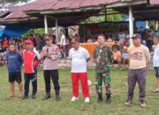 Polsek Malunda Polres Majene, Amankan partai final sepak bola HUT RI KE-80 Tingkat Kecamatan Malunda