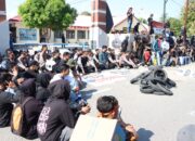 Polres Majene Amankan Aksi Solidaritas Perjuangan Masyarakat Majene Berlangsung Damai