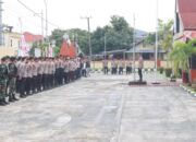 Kapolresta Mamuju Pimpin Apel Pengamanan Aksi Unjuk Rasa di Beberapa Titik Kota Mamuju