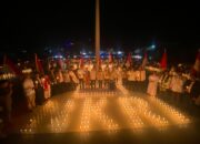 Kapolres Mamasa Hadiri Doa Bersama dan Penyalaan 1000 Lilin untuk Kedamaian Indonesia di Kabupaten Mamasa