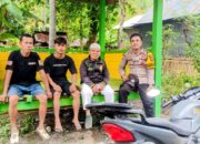 Bhabinkamtibmas Polsek Banggae Laksanakan Patroli Satkamling Pasca Unras di Lingkungan Mangge