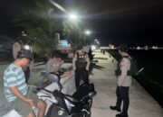 Samapta Polres Majene Intensifkan Patroli Malam Cegah Aksi Kriminalitas di Tempat Keramaian