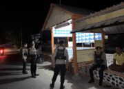 Patroli Jalan Kaki, Samapta Polres Majene Siap Jaga Keamanan Malam Hari