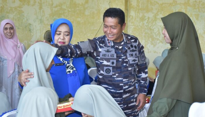 Dankodaeral VI Salurkan Tali Asih Pemberian Kepala Staf Angkatan Laut ke Panti Asuhan Sejati Muhammadiyah Makassar