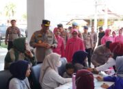 Ditlantas Polda Sulbar Gelar Bakti Kesehatan dan Baksos, Meriahkan Hut Lantas ke-70!