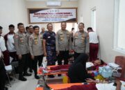 Polairud Polda Sulbar Gelar Bakti Kesehatan Donor Darah, Wakapolda Turut Berikan Dukungan dan Motivasi