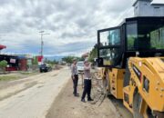 Ditlantas Polda Sulbar Proaktif Amankan Proyek Jalan di Mamuju, Pastikan Lalu Lintas Aman Lancar