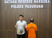 Polres Pasuruan Tangkap Petani Pengedar Sabu di Kandang Sapi, Amankan 7,4 Gram Barang Bukti