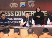 Polres Kediri Kota Ungkap 8 Kasus Selama Operasi Sikat Semeru 2025