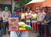 Respon Cepat Polsek Medan Area Beri Bantuan Kepada Korban Kebakaran