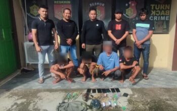 Empat Pemuda dan Puluhan Busur Diamankan Jatanras Polres Maros