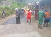 Pembangunan Ruas Jalan Kabandungan–Kaladi Resmi Dimulai, Kades Apresiasi Langkah Dinas PU Sukabumi